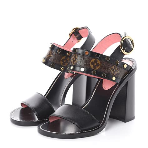 louis vuitton sandals heel|sandals louis vuitton shoes women.